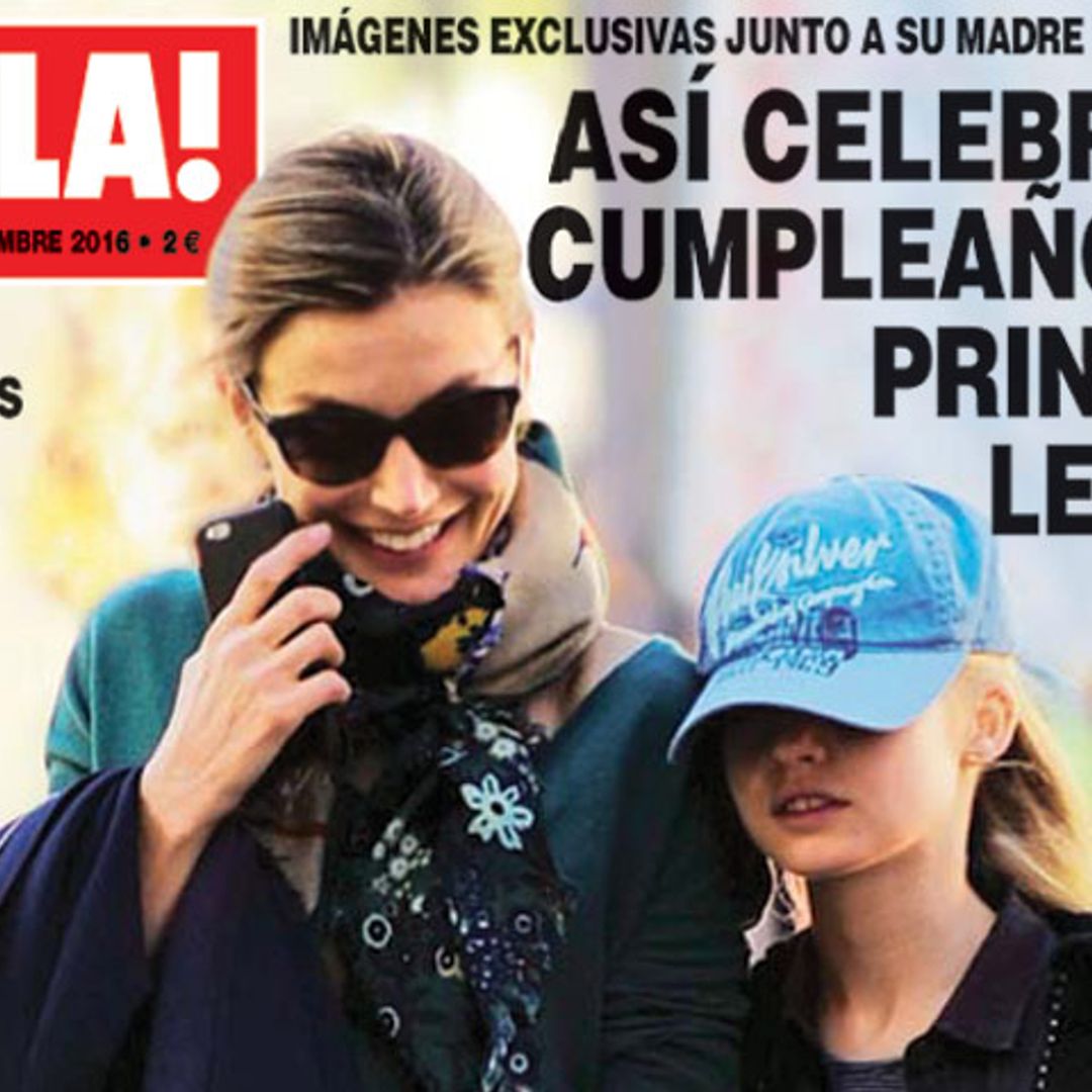 ¡HOLA! descubre cómo celebró su cumpleaños la princesa Leonor