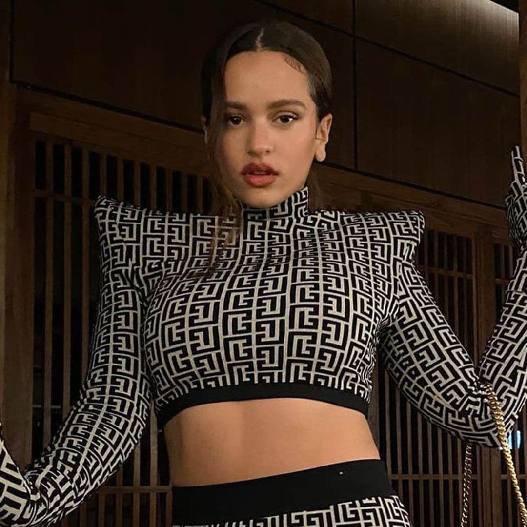 Rosalía le copia uno de sus looks más increíbles a Kim Kardashian, ¿a quién le queda mejor?
