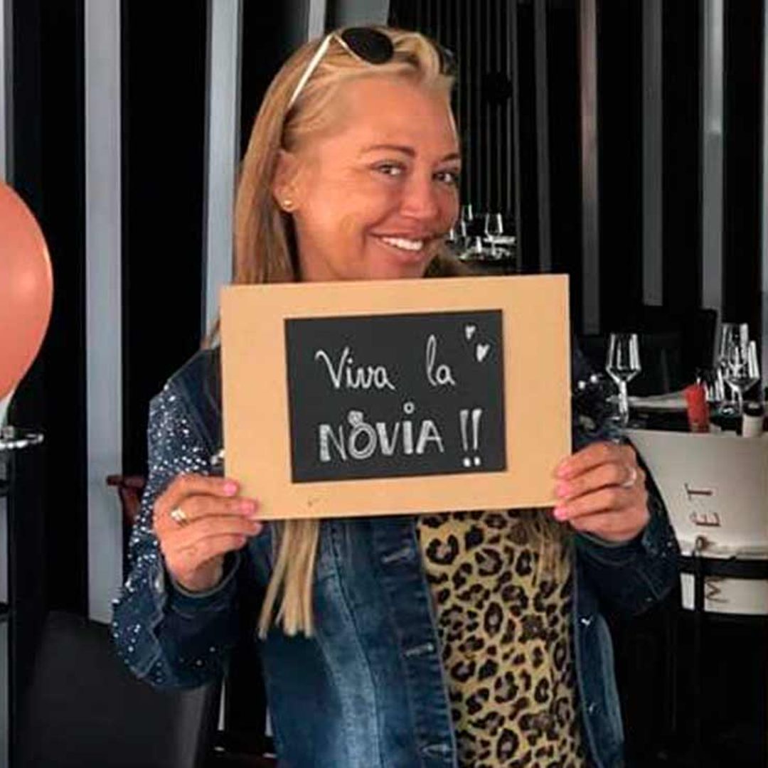 Muy contenta, pero afónica: Belén Esteban regresa a Madrid tras su despedida de soltera