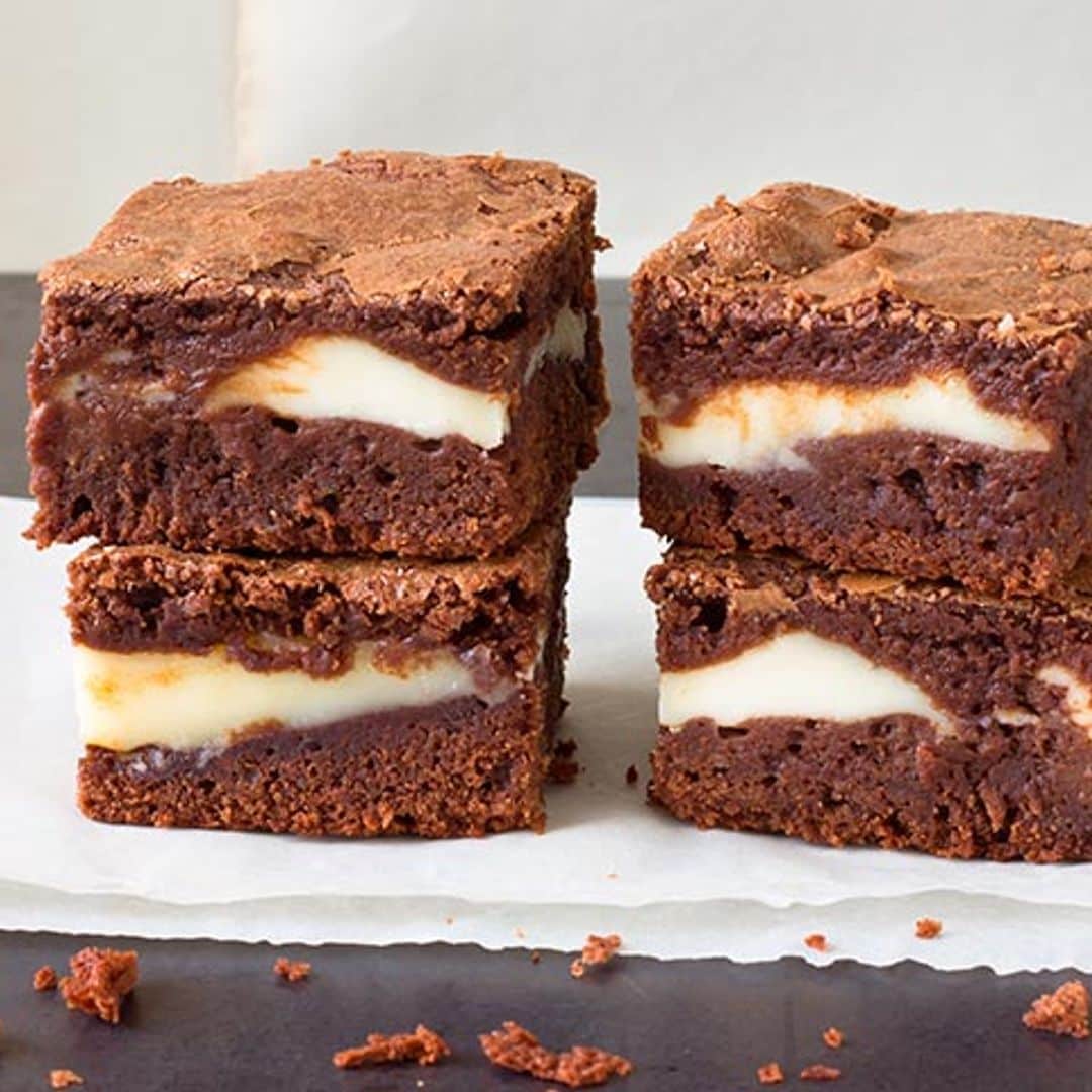 'Brownie' de mascarpone y café