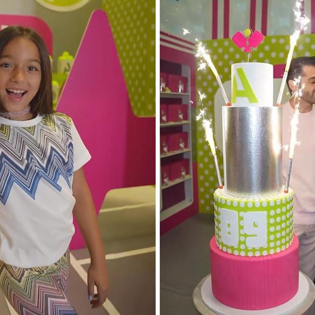 A su estilo y llena de actividades: así fue la fiesta de cumpleaños de Alaïa