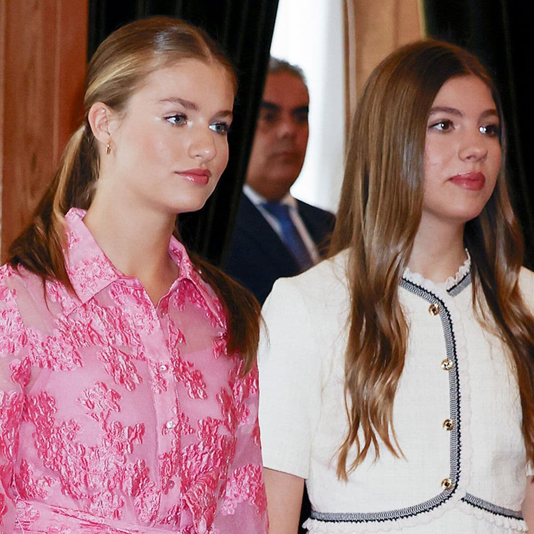 La supermelena de la princesa Leonor y la infanta Sofía causa sensación