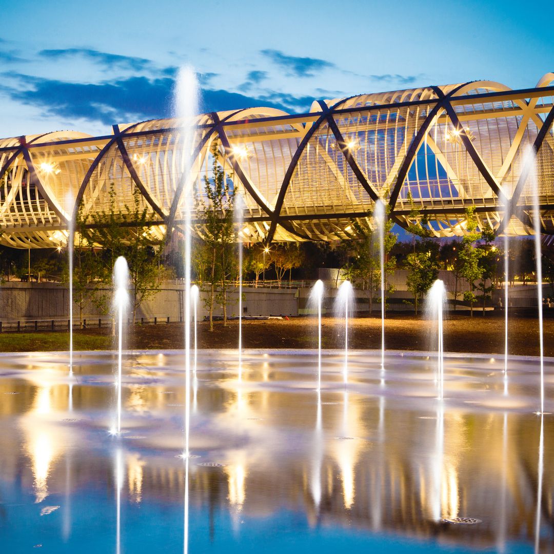 Anochecer en Madrid Río