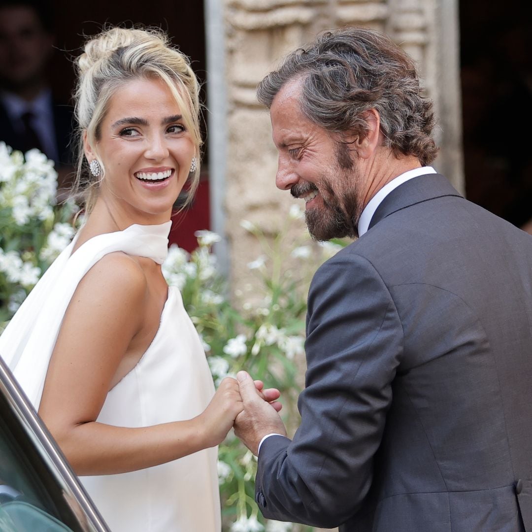 El emotivo momento de Quique Sánchez-Flores con su hija de camino al altar