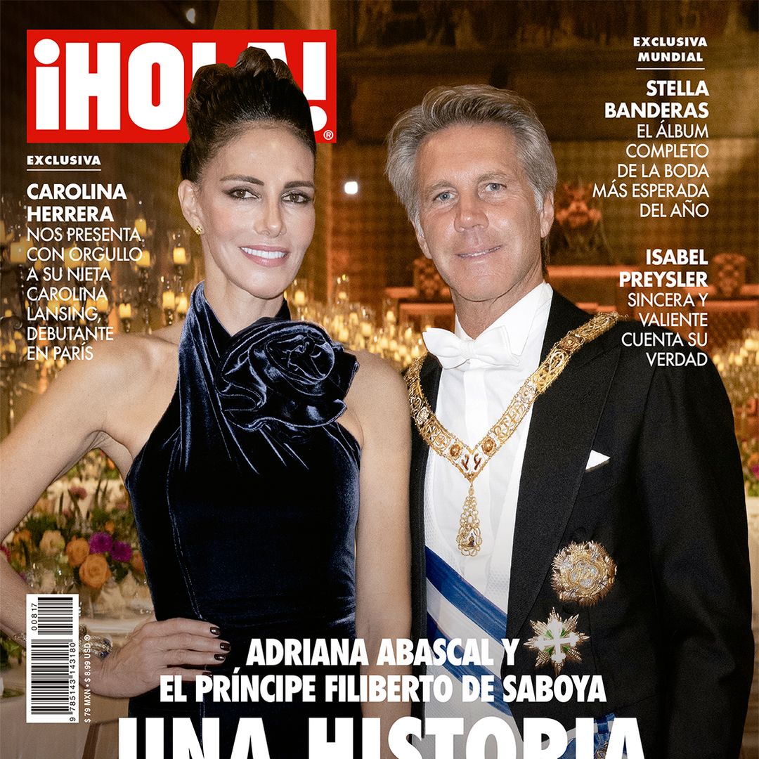 En ¡HOLA!, Adriana Abascal y el Príncipe Filiberto de Saboya, una historia de amor real