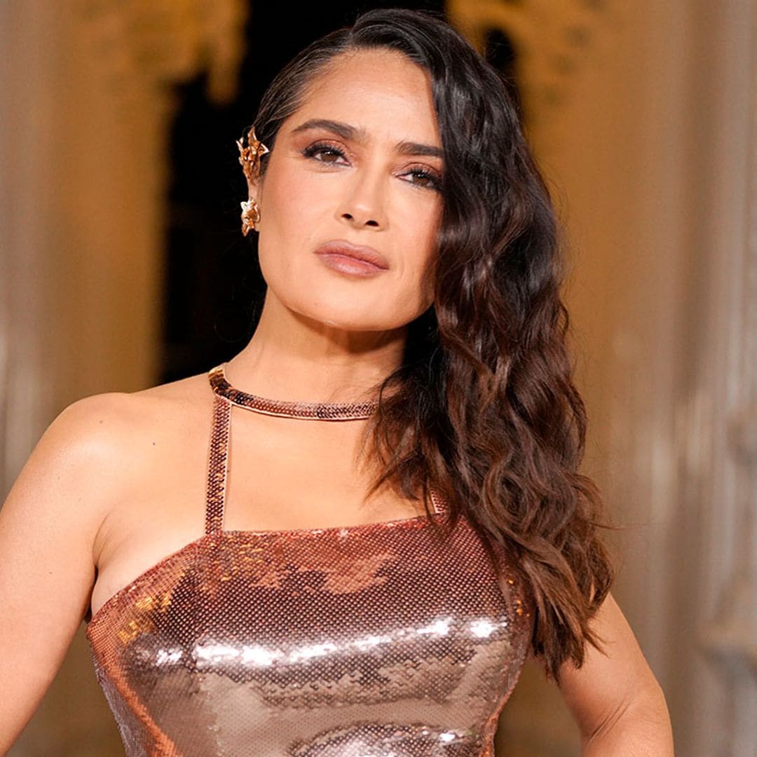 Entre abrazos y sonrisas, Salma Hayek se deja ver por primera vez junto a Linda Evangelista