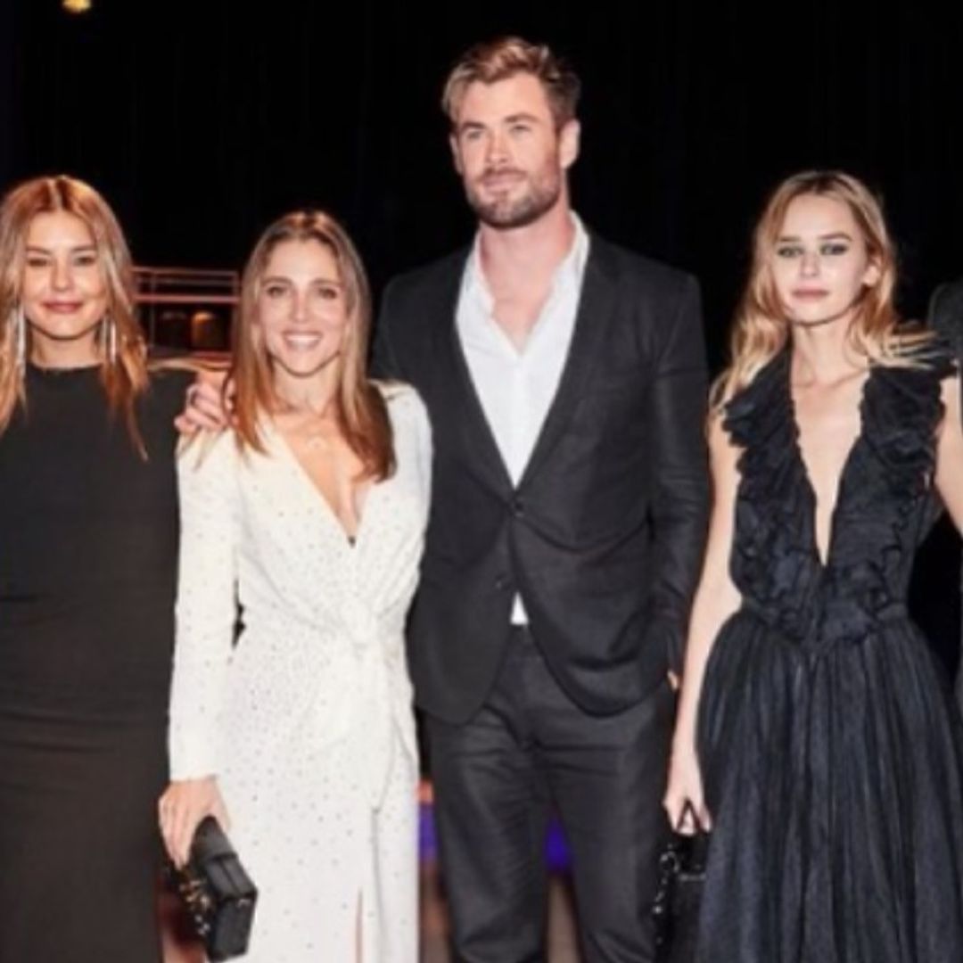 Elsa Pataky y Chris Hemsworth, cena solidaria en familia y una presentación en sociedad
