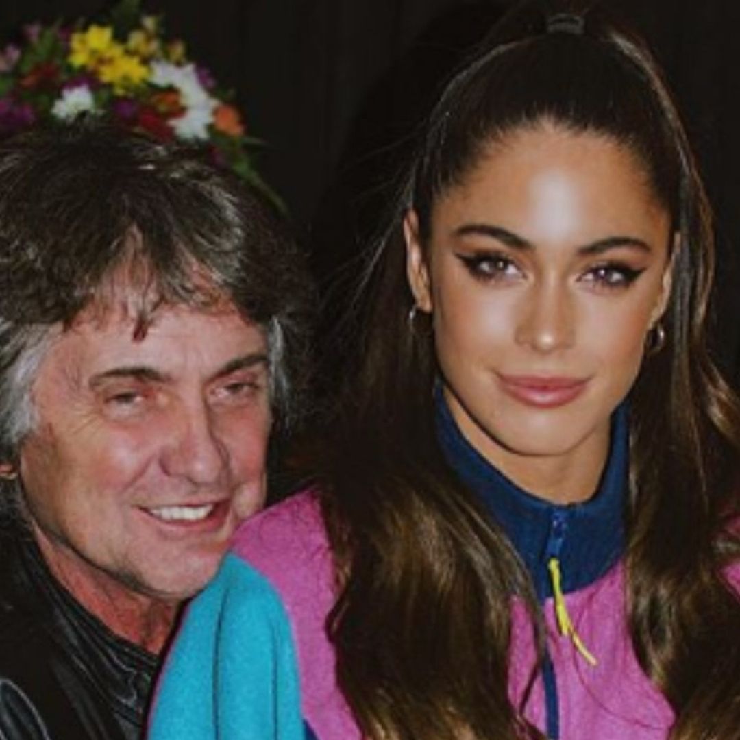 Tini Stoessel con su padre, Alejandro.