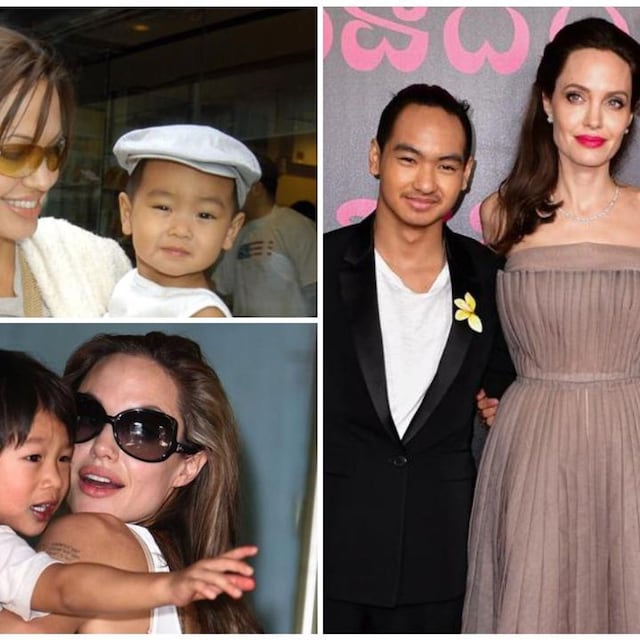 angelina jolie y sus hijos
