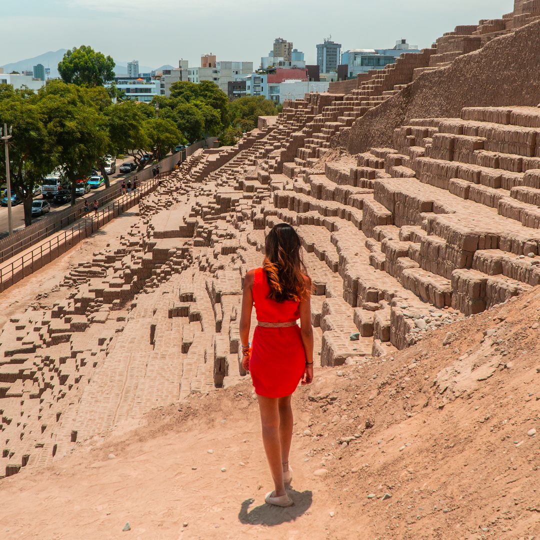 Pirámide Huaca Pucllana, Lima, Perú