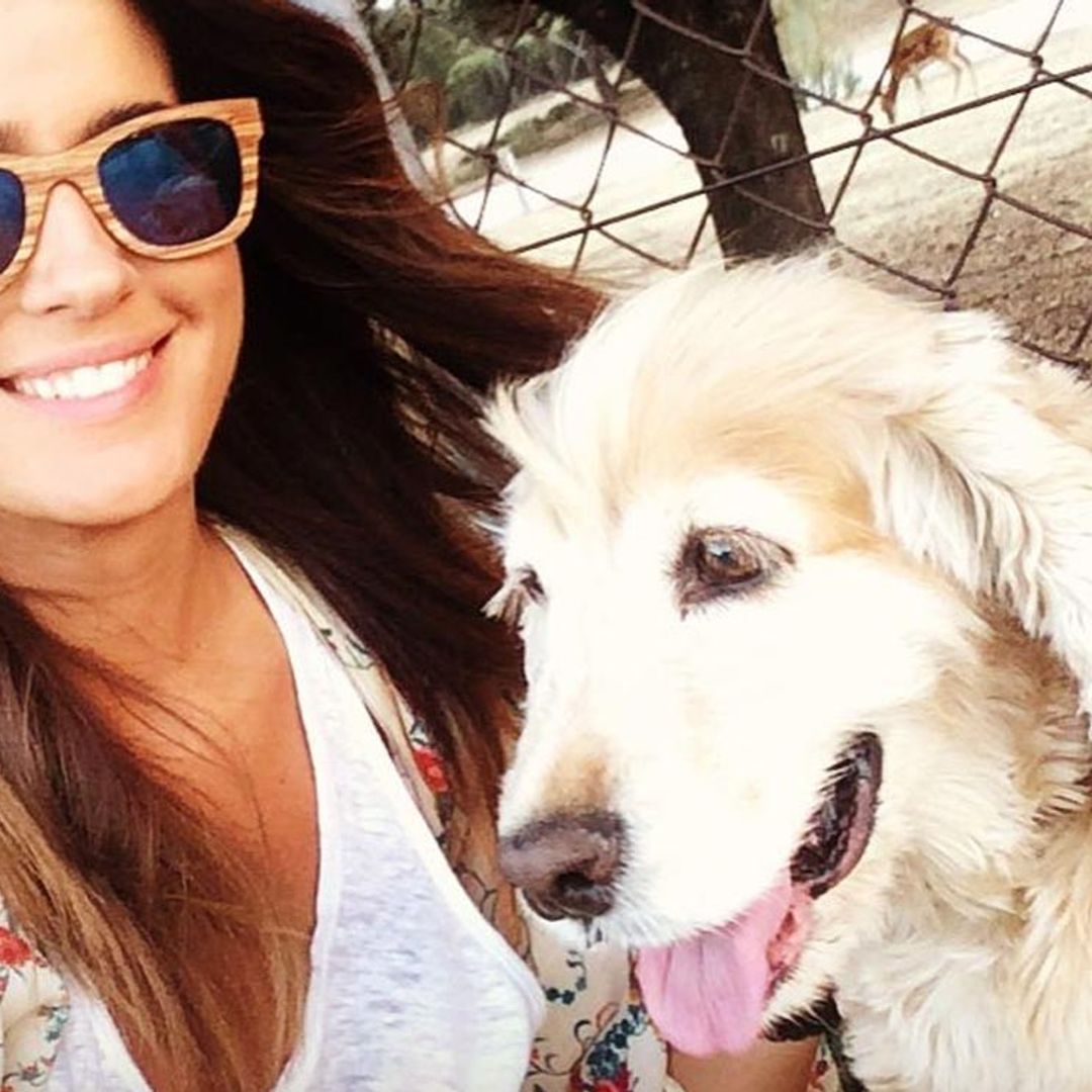Isabel Jiménez se despide de Lola, su mascota más fiel