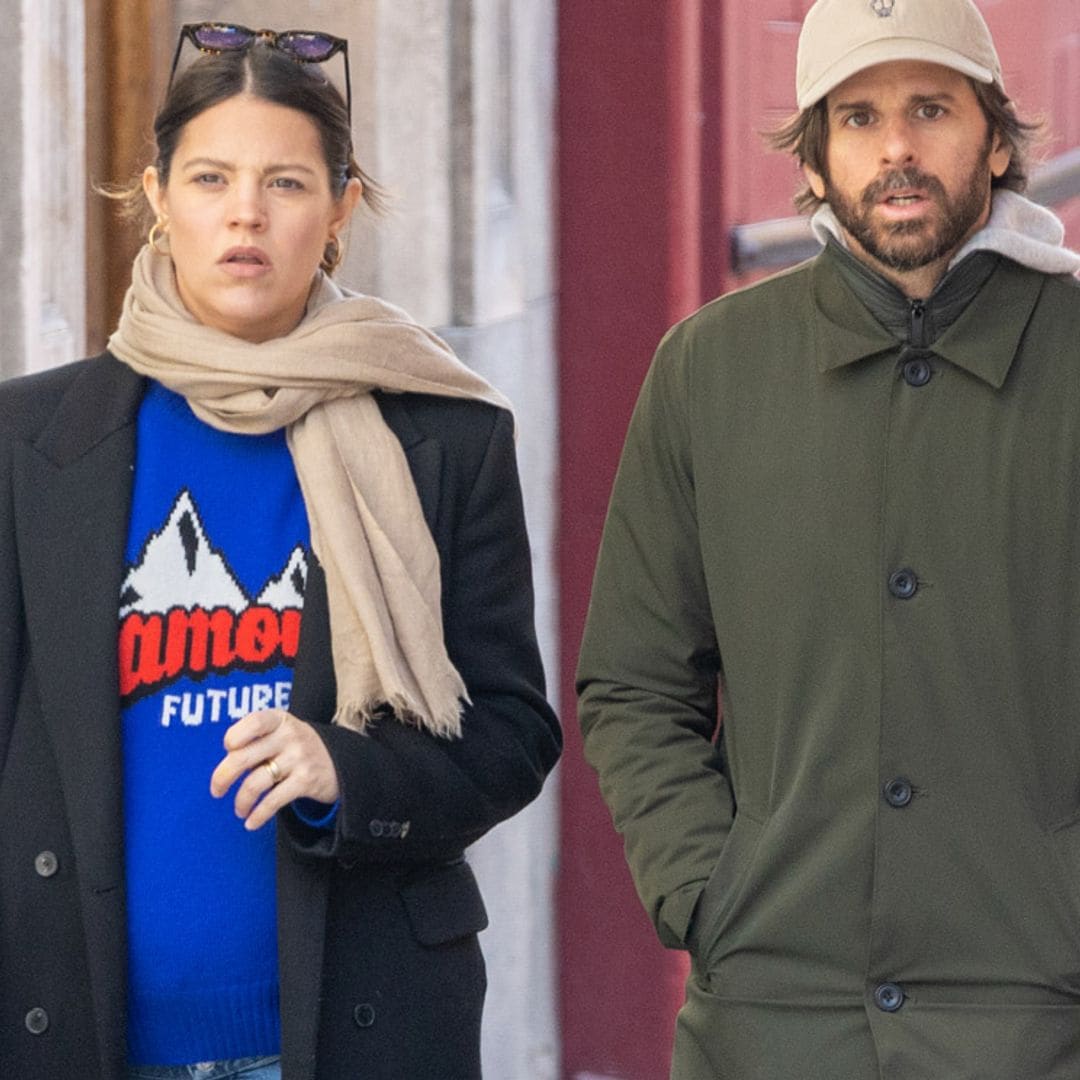 Isabelle Junot y Álvaro Falcó, de paseo por Madrid, a la espera de convertirse en padres por primera vez