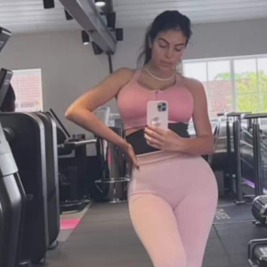 Georgina Rodríguez regresa a sus entrenamientos tras el nacimiento de su hija Esmeralda