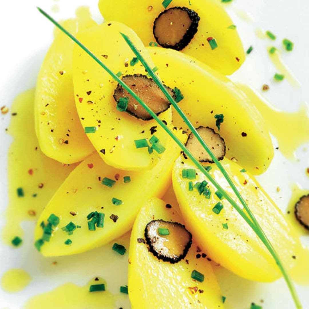 Ensalada de patata con trufa