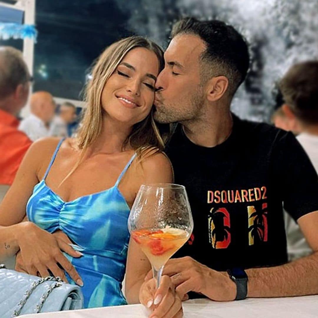 La doble celebración de Sergio Busquets y Elena Galera: padres por tercera vez días después de comprometerse