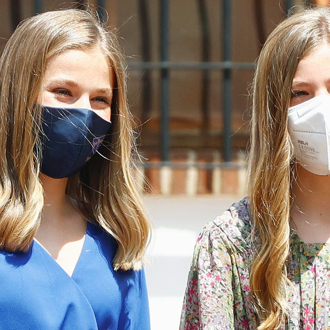 Los trucos profesionales de las melenas preciosas de la princesa Leonor y la infanta Sofía