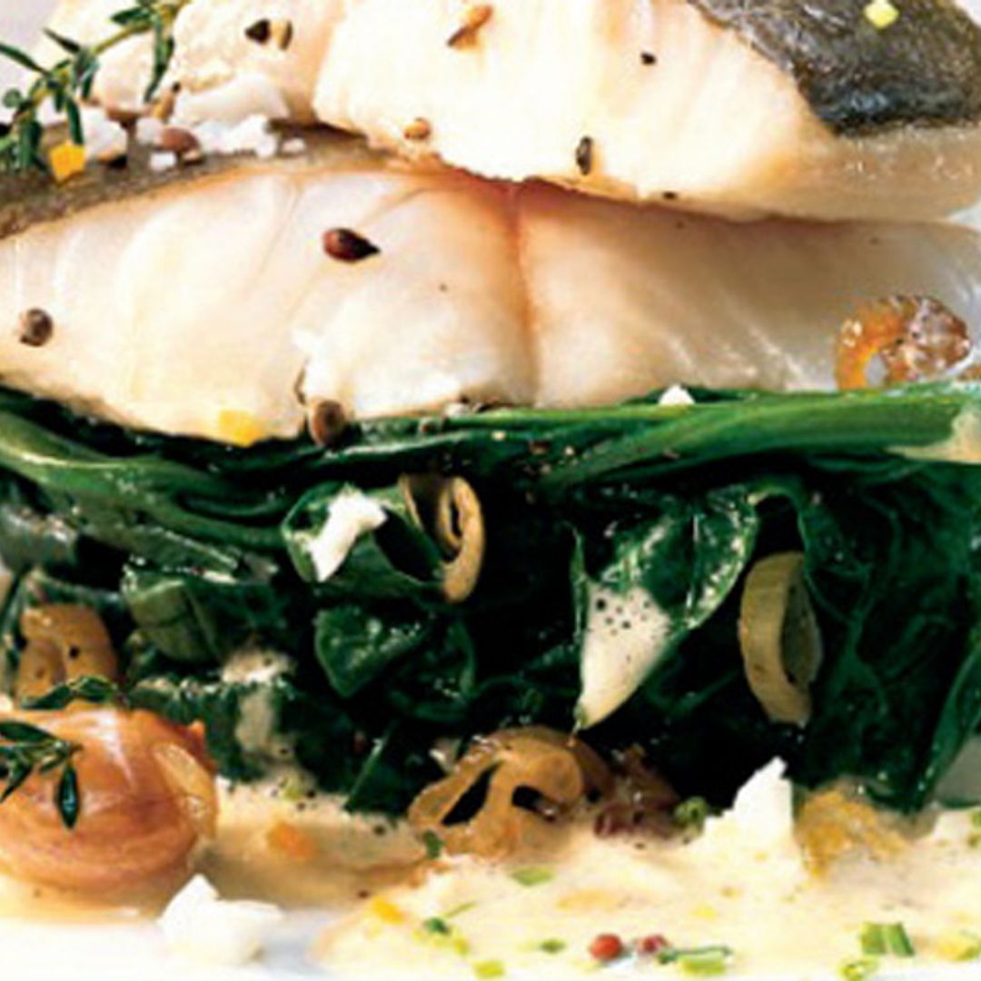 Bacalao con espinacas
