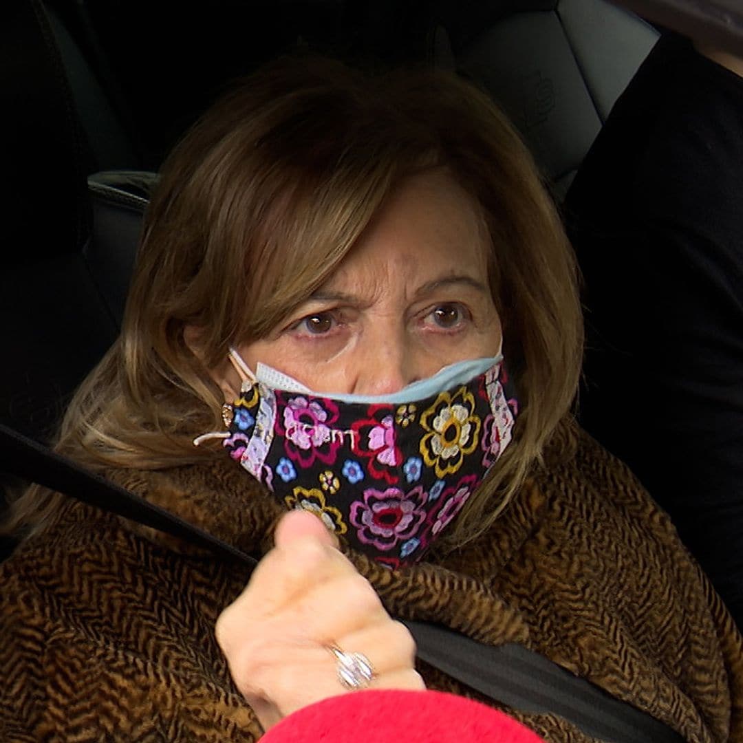 María Teresa Campos, molesta al ser preguntada por Isabel Gemio: 'No he hablado ni voy a hablar'