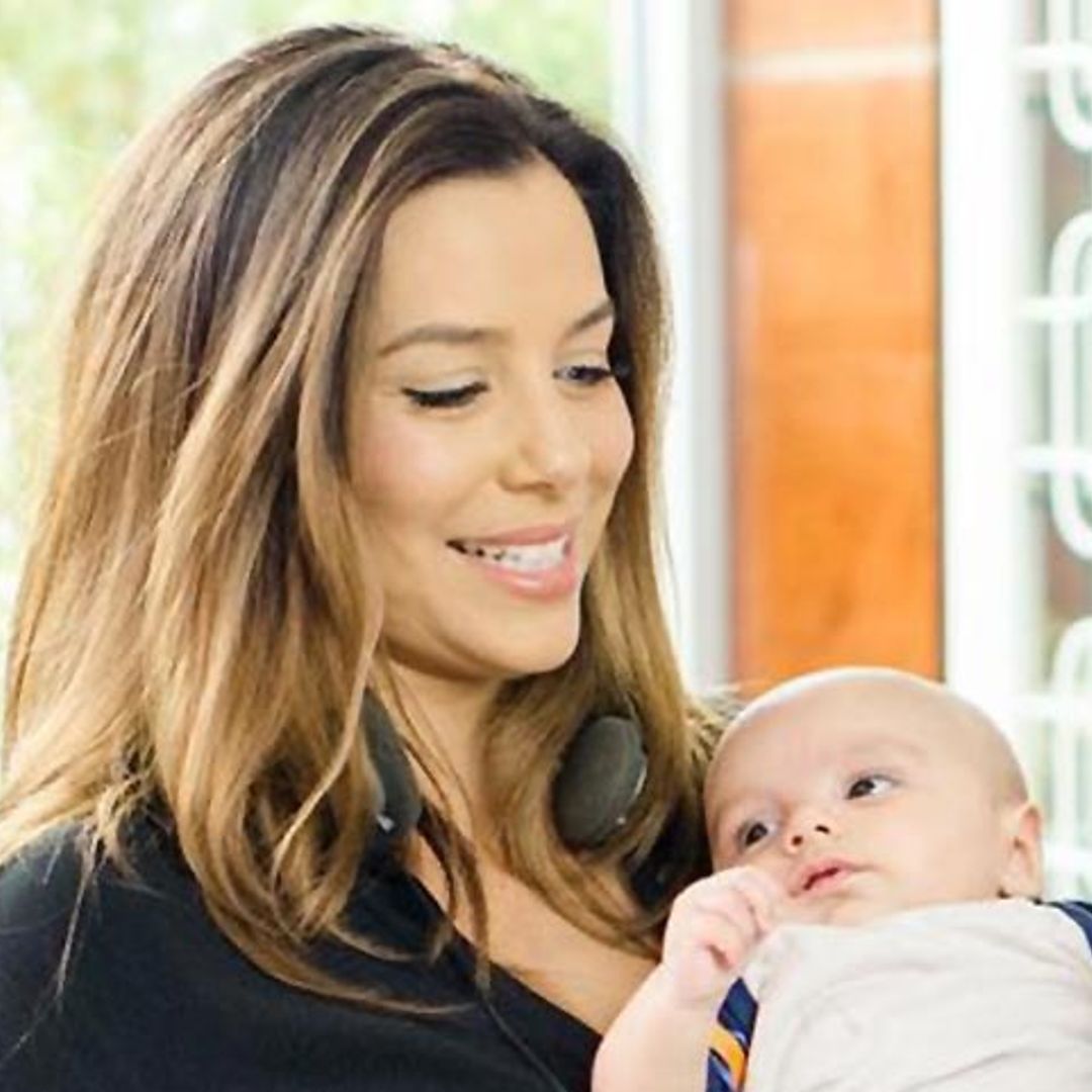 ¡Pura ternura! El bebé de Eva Longoria ya gatea