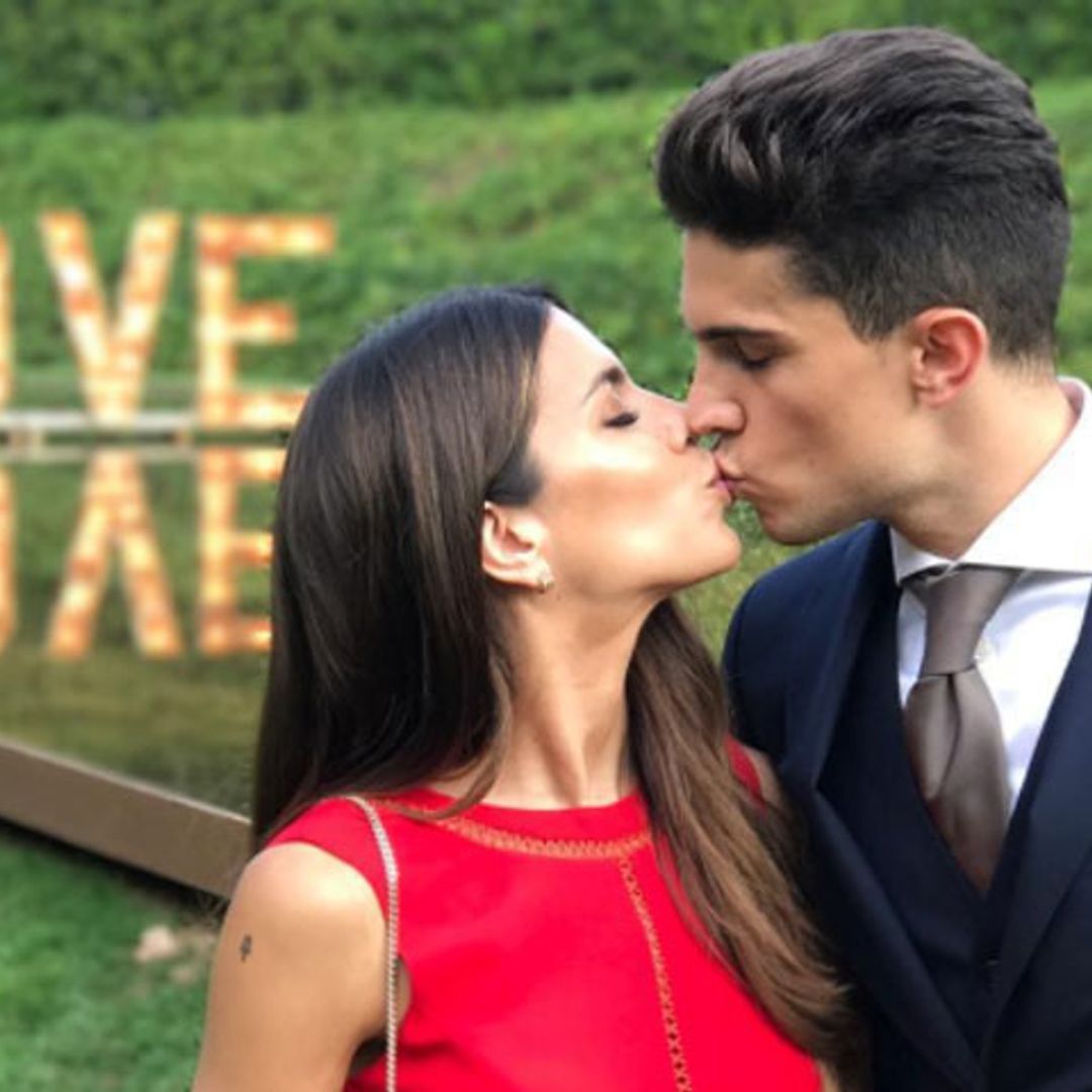Marc Bartra y Melissa Jiménez pasan su luna de miel ¡en otra boda!