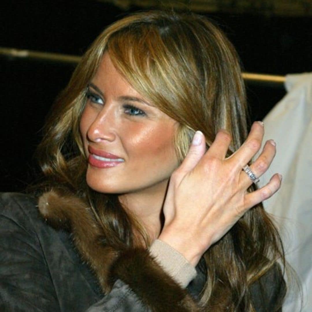 Melania Trump en el show de Vera Wang en 2005