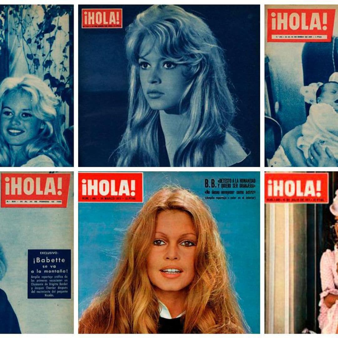 Brigitte Bardot: revivimos el mito a través de sus portadas más emblemáticas en ¡HOLA!