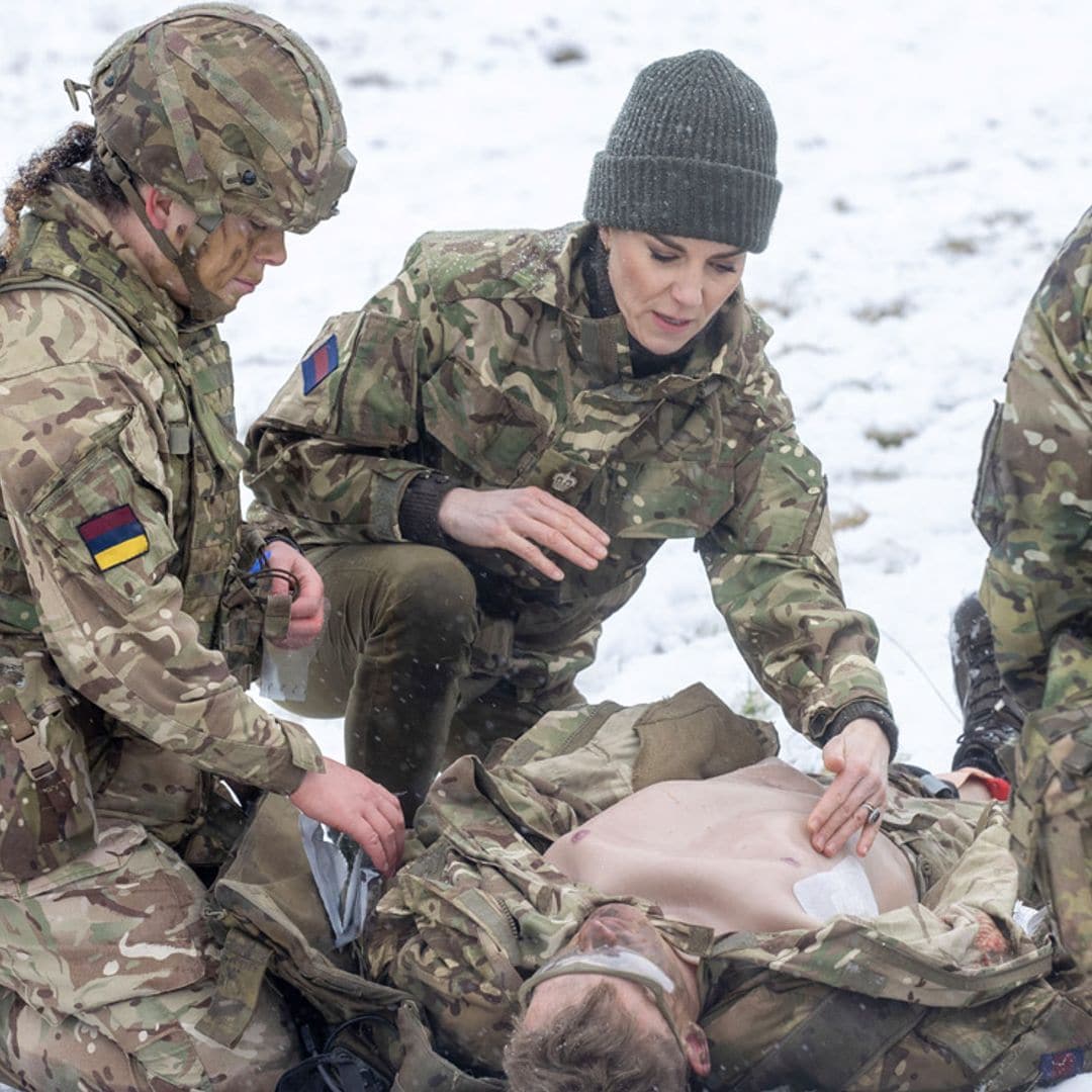 ¡Bienvenida, coronel! Kate Middleton pasa un día entrenando con la Guardia Irlandesa