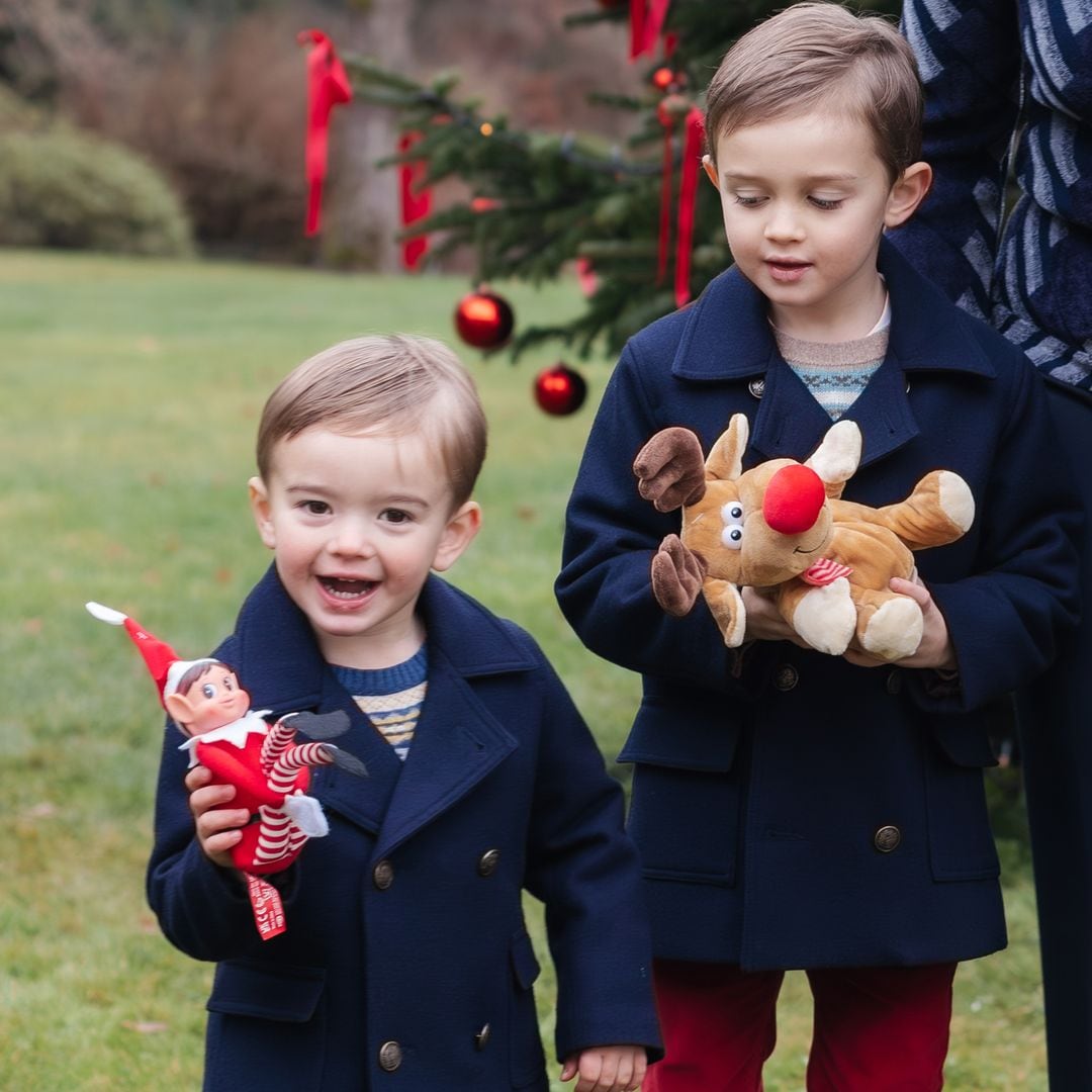 Charles y François de Luxemburgo, primero y segundo en la línea sucesoria al Gran Ducado con 5 y 2 años