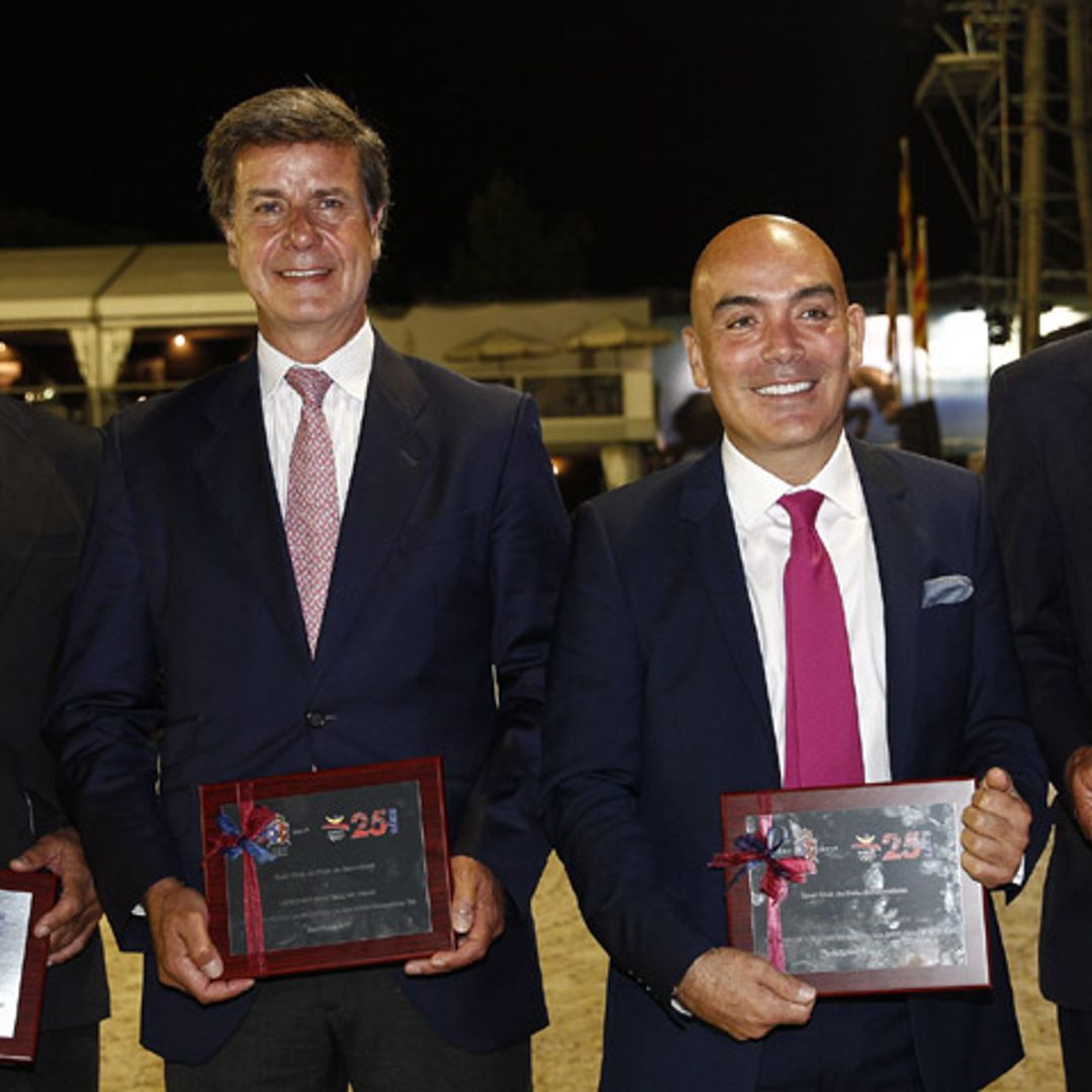 Luis Astolfi, Cayetano Martínez de Irujo, Kike Sarasola y Álvarez Cervera protagonizan un homenaje olímpico en el CSIO Barcelona