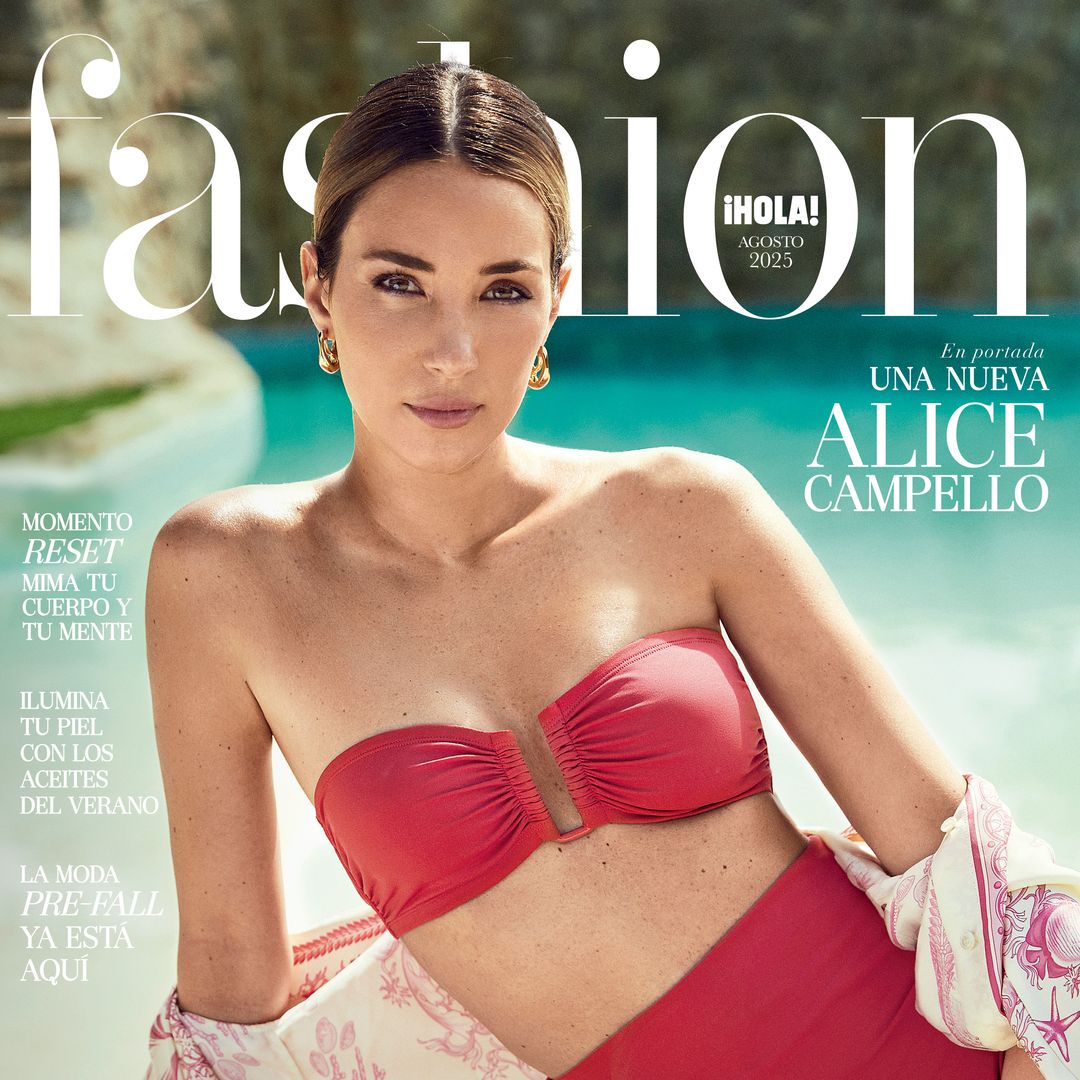 Alice Campello, más fuerte e ilusionada que nunca, nueva portada de FASHION agosto