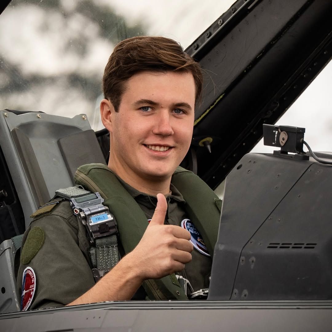 Christian de Dinamarca, el príncipe Top Gun, por primera vez a los mandos de un F-16: "Es impresionante lo que ese avión puede hacer"