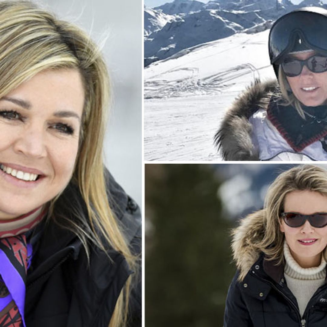 'Glamour' en la nieve: reinas y princesas desfilan con las tendencias de esquí