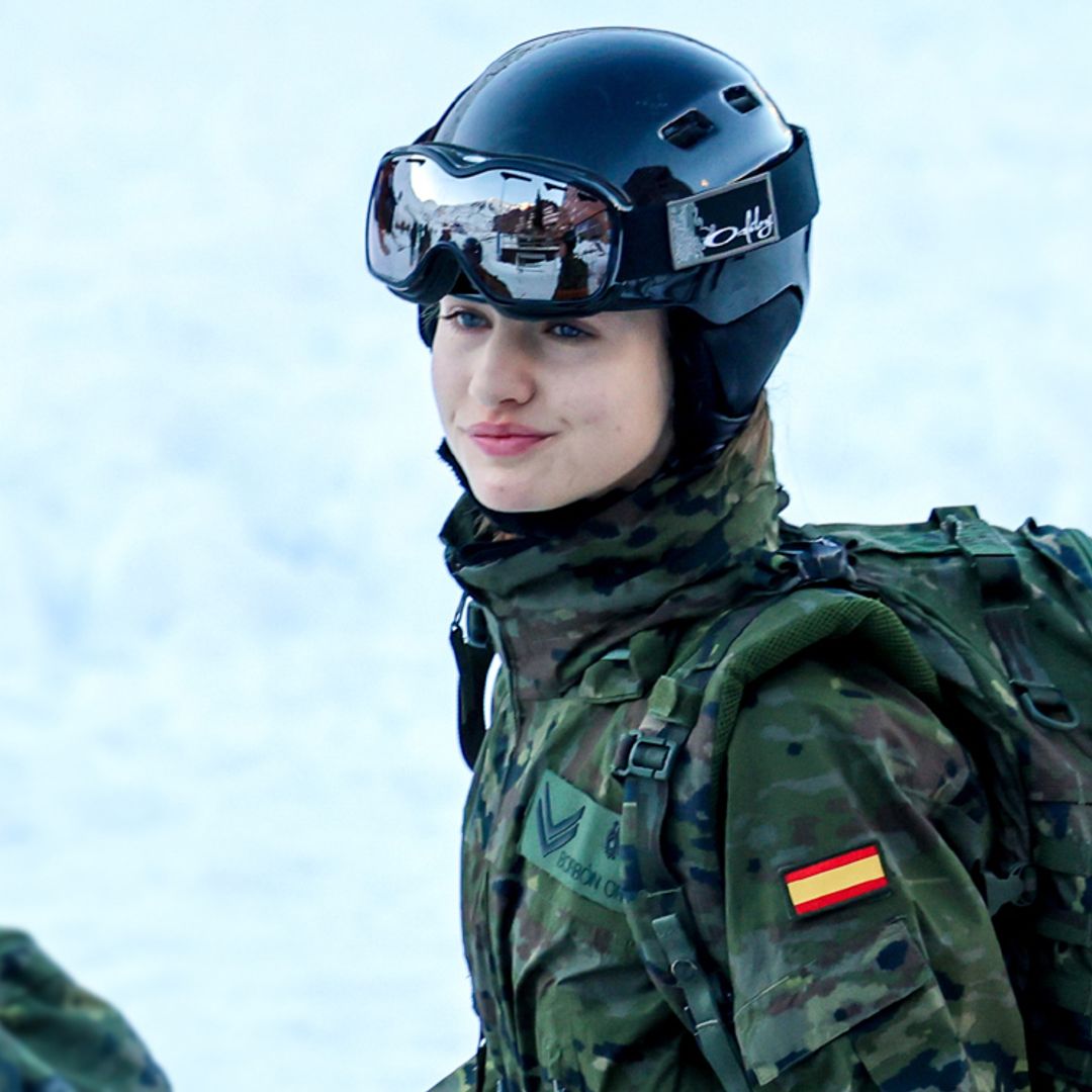 La imágenes de la princesa Leonor en su instrucción militar en el Pirineo aragonés