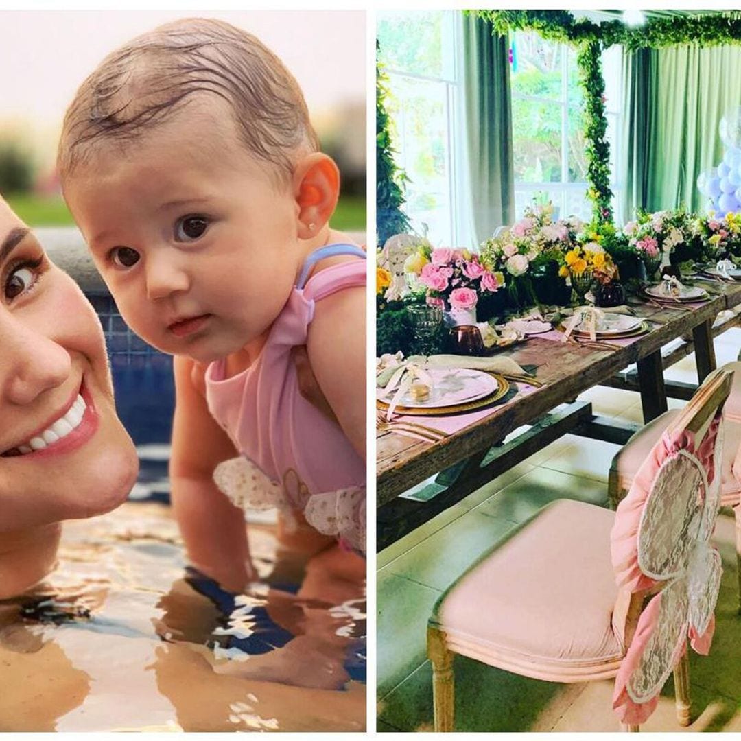 Dulce María y los increíbles detalles del bautizo de su hija, María Paula