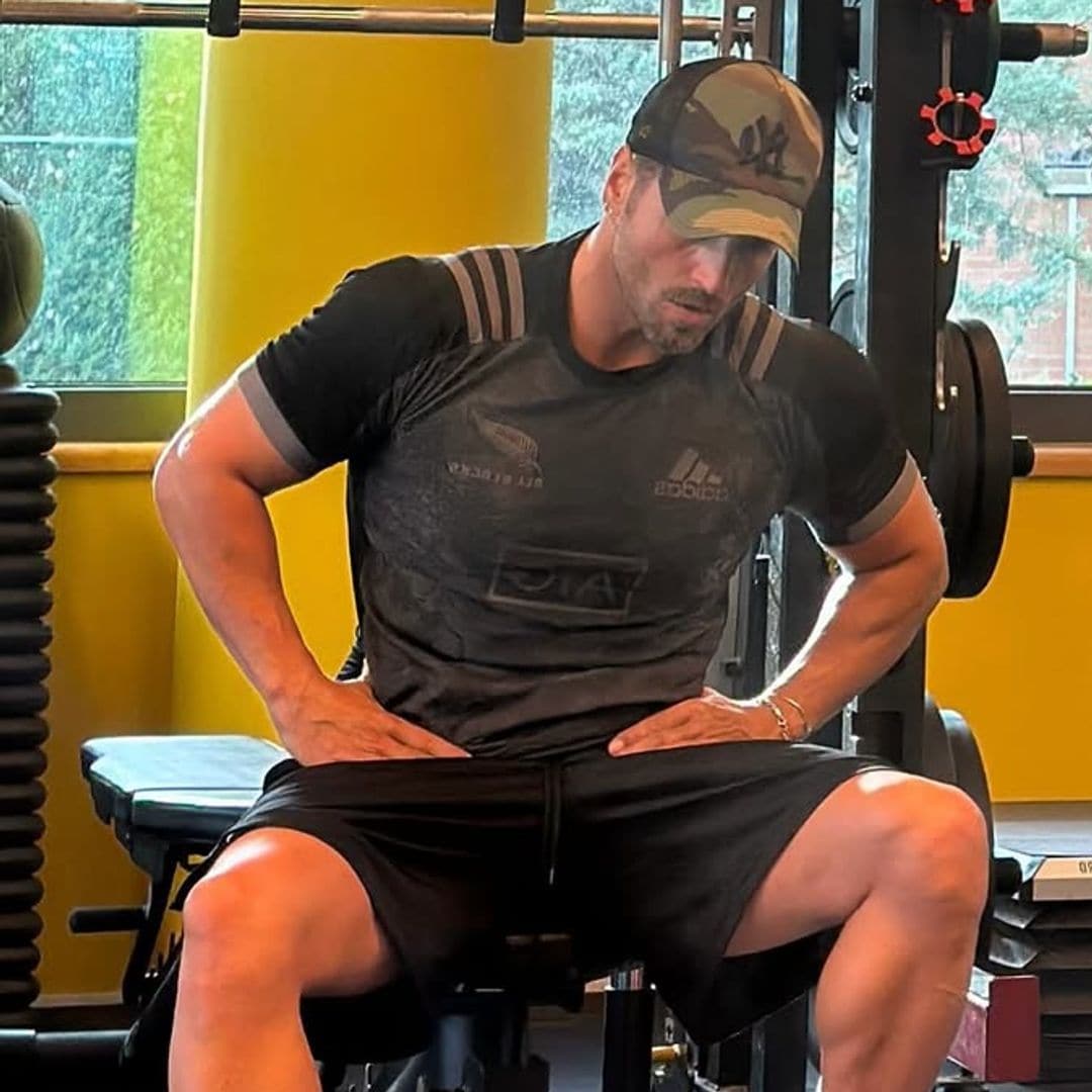 El curioso ejercicio con el que David Bustamante se pone en forma: así funciona