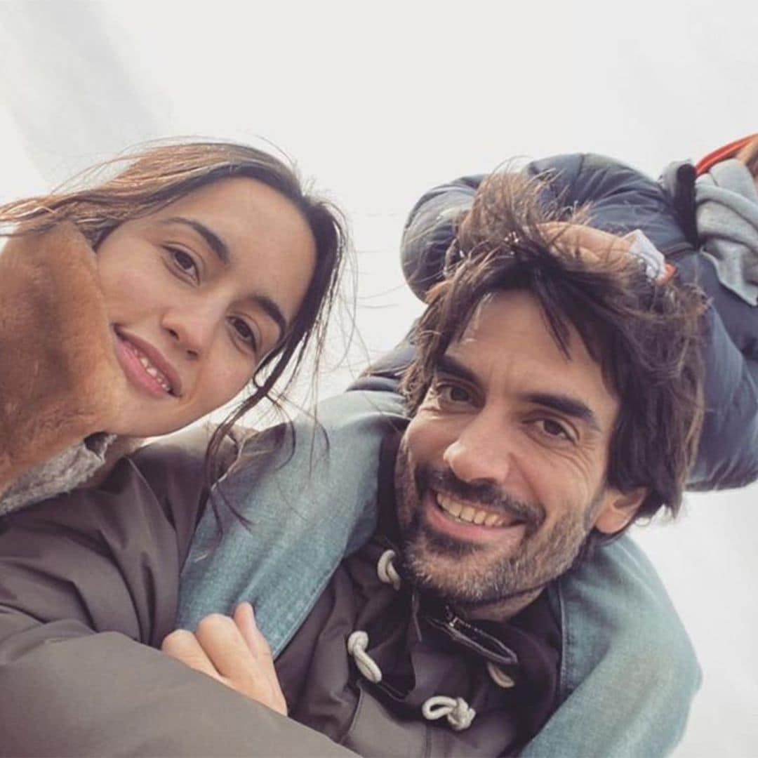 Megan Montaner disfruta de su éxito televisivo con el cariño de su familia