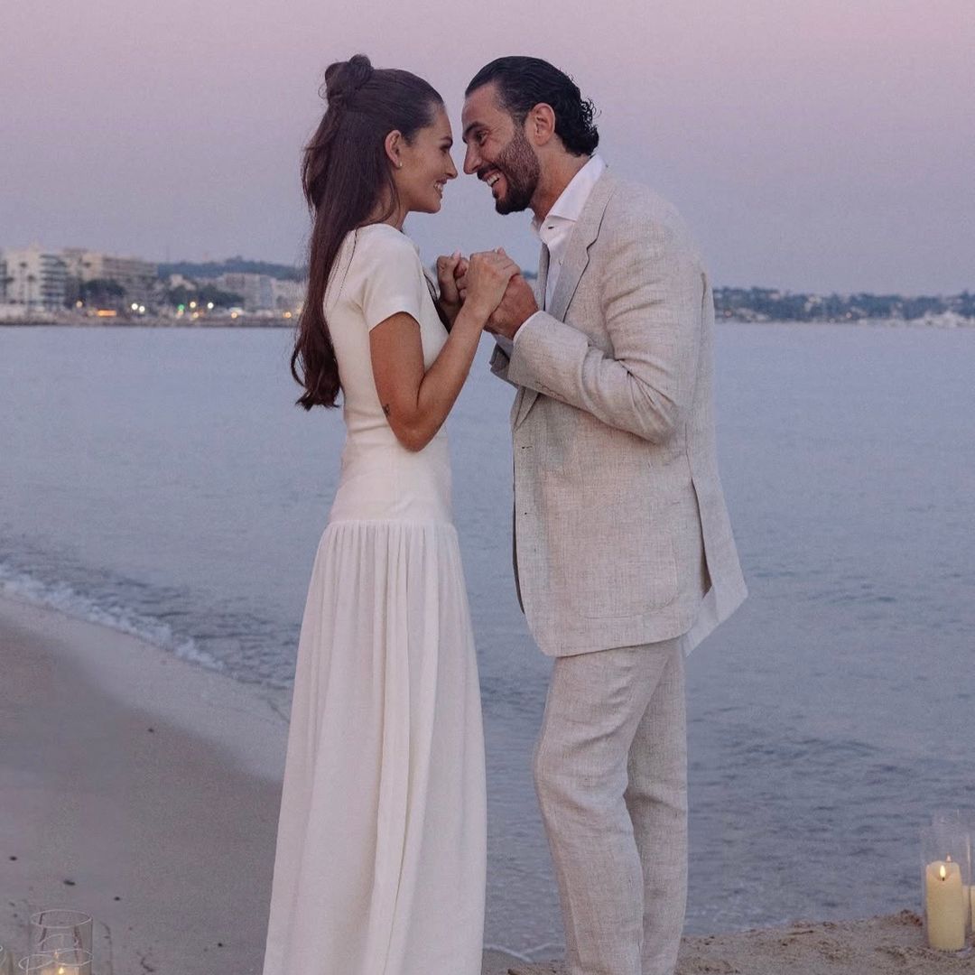Thylane Blondeau, 'la niña más guapa del mundo', celebra su segunda boda en Cannes con un vestido inspirado en una camiseta blanca