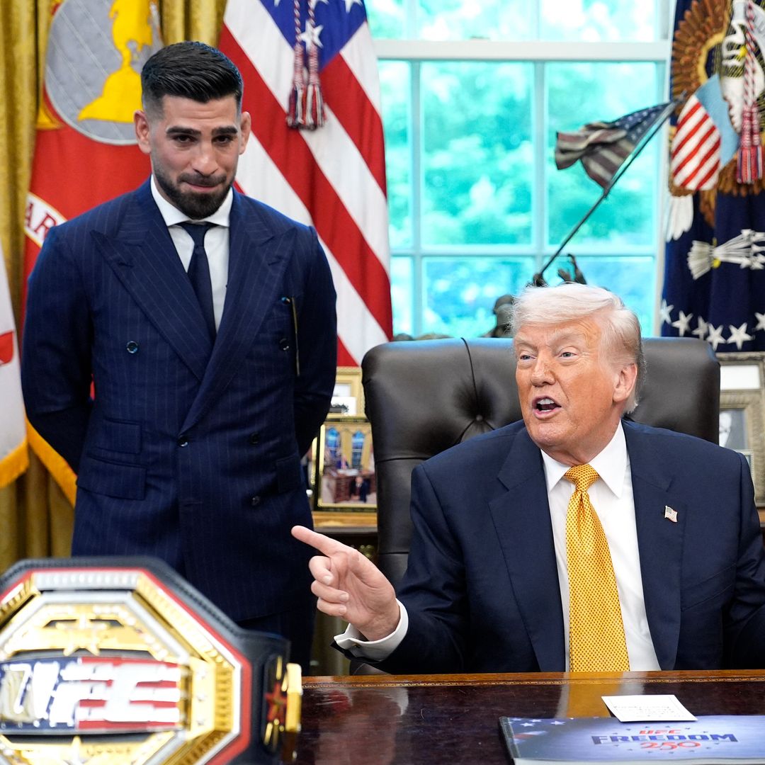 Ilia Topuria visita a Donald Trump en el Despacho Oval y le hace el comentario más sincero e inesperado