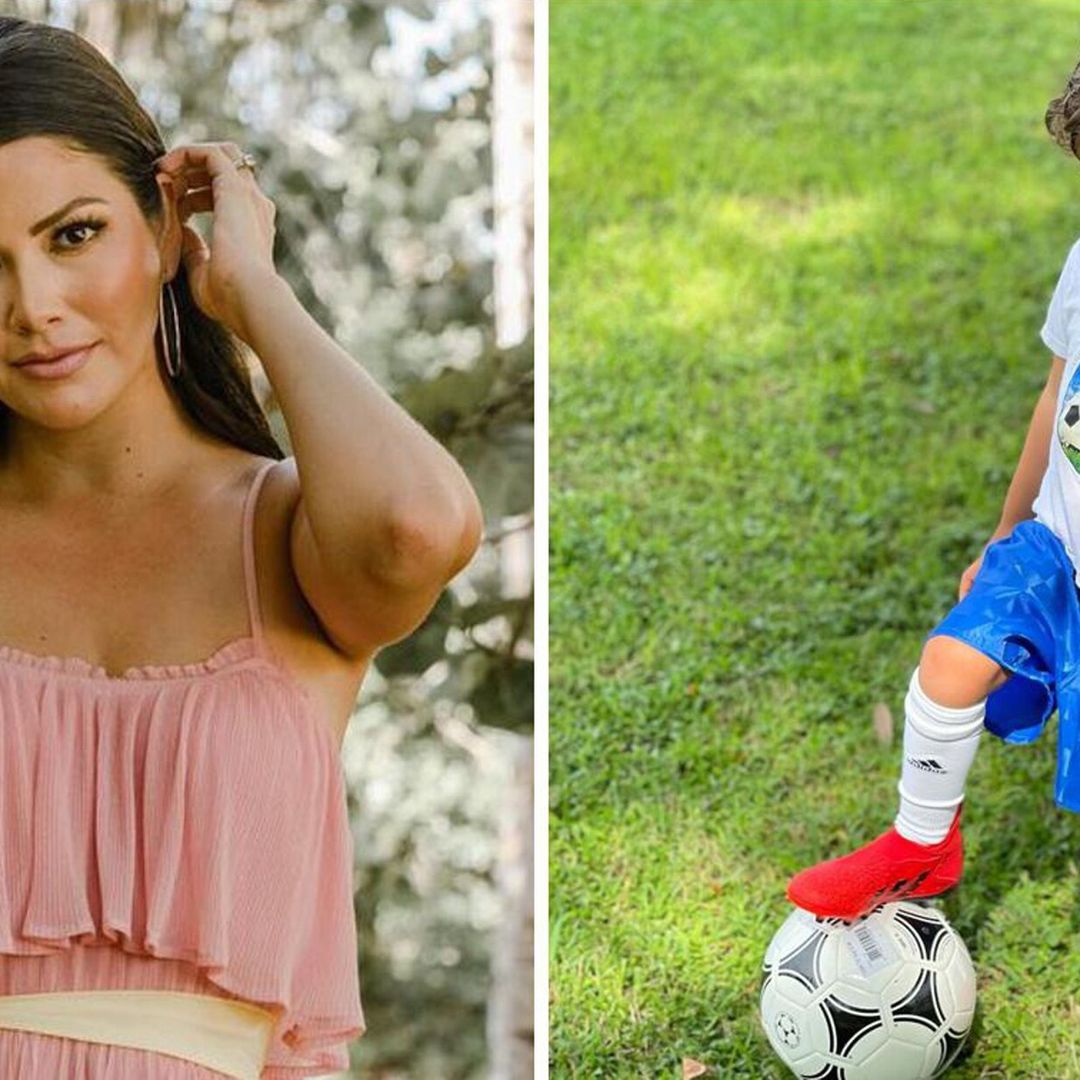 ¿Messi o Cristiano? Ana Patricia Gámez imagina a su hijo, Gael, como el próximo gran futbolista