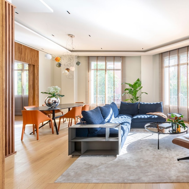 Salón-comedor de estilo contemporáneo