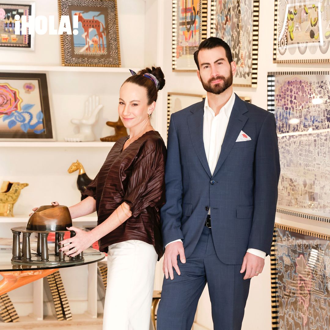 Diana y David Friedeberg en el homenaje a Pedro Friedeberg en el Palacio de Bellas Artes