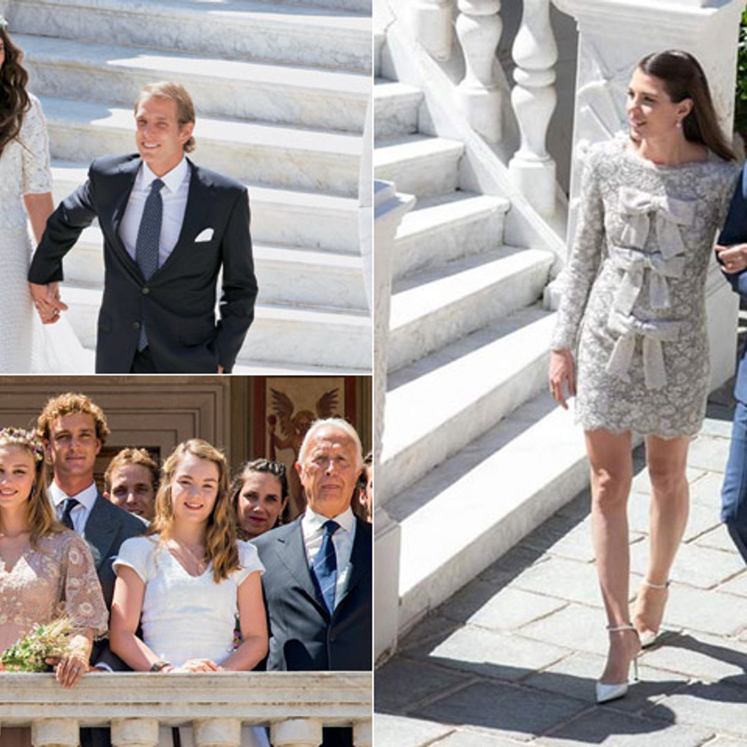 Carlota Casiraghi elige para la imagen oficial de su boda el mismo escenario que sus dos hermanos