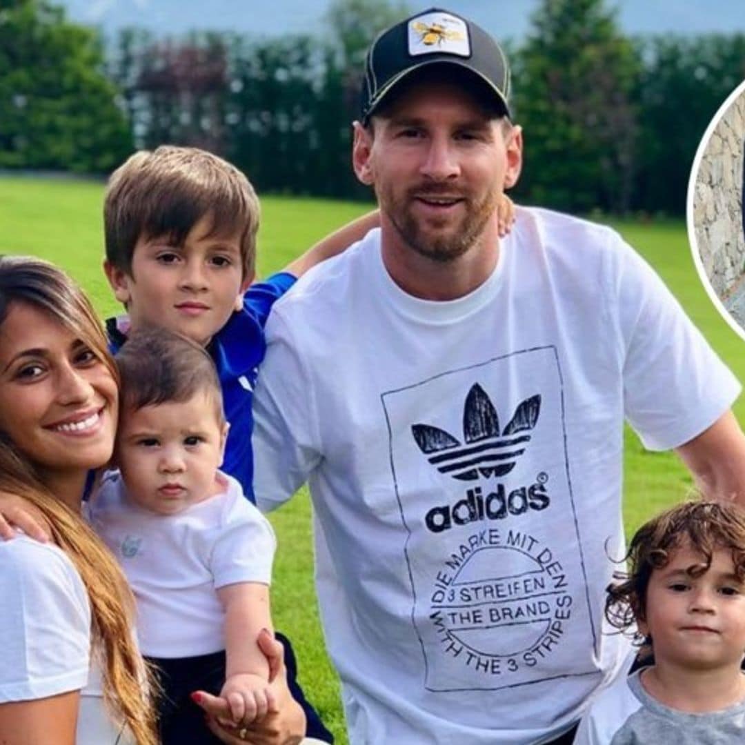 ¡Son igualitos! Leo Messi y la foto junto a sus hijos que demuestra que comparten estilo