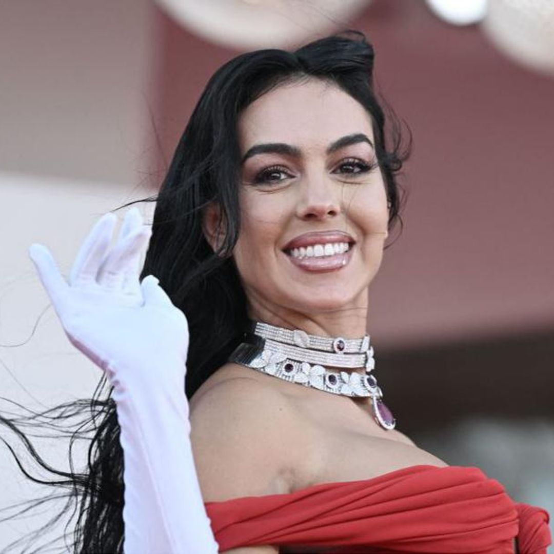 Georgina Rodríguez: derroche de estilo a su arribo a Venecia