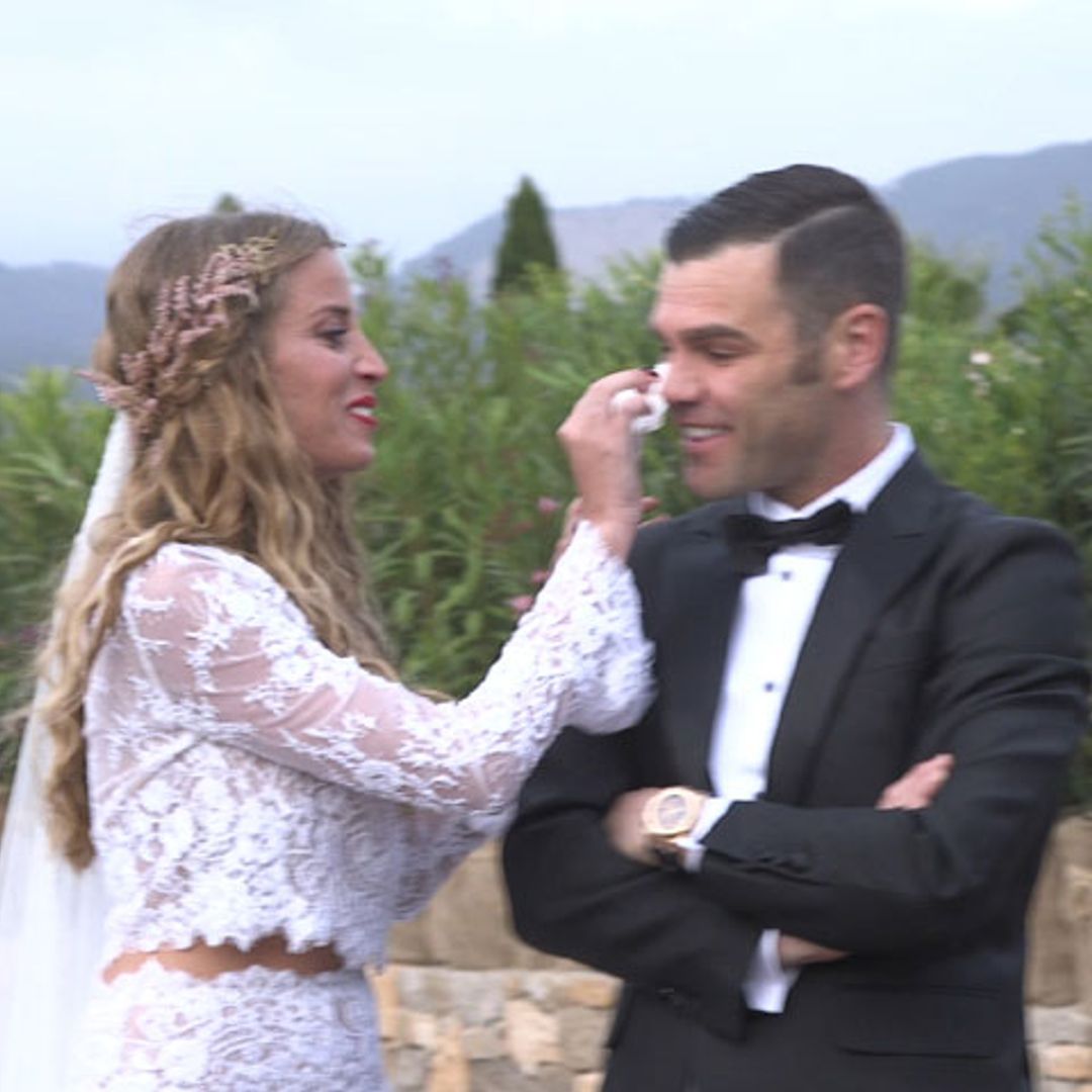 Exclusiva: Las lágrimas (y más lágrimas) de Fonsi Nieto en su boda con Marta Castro