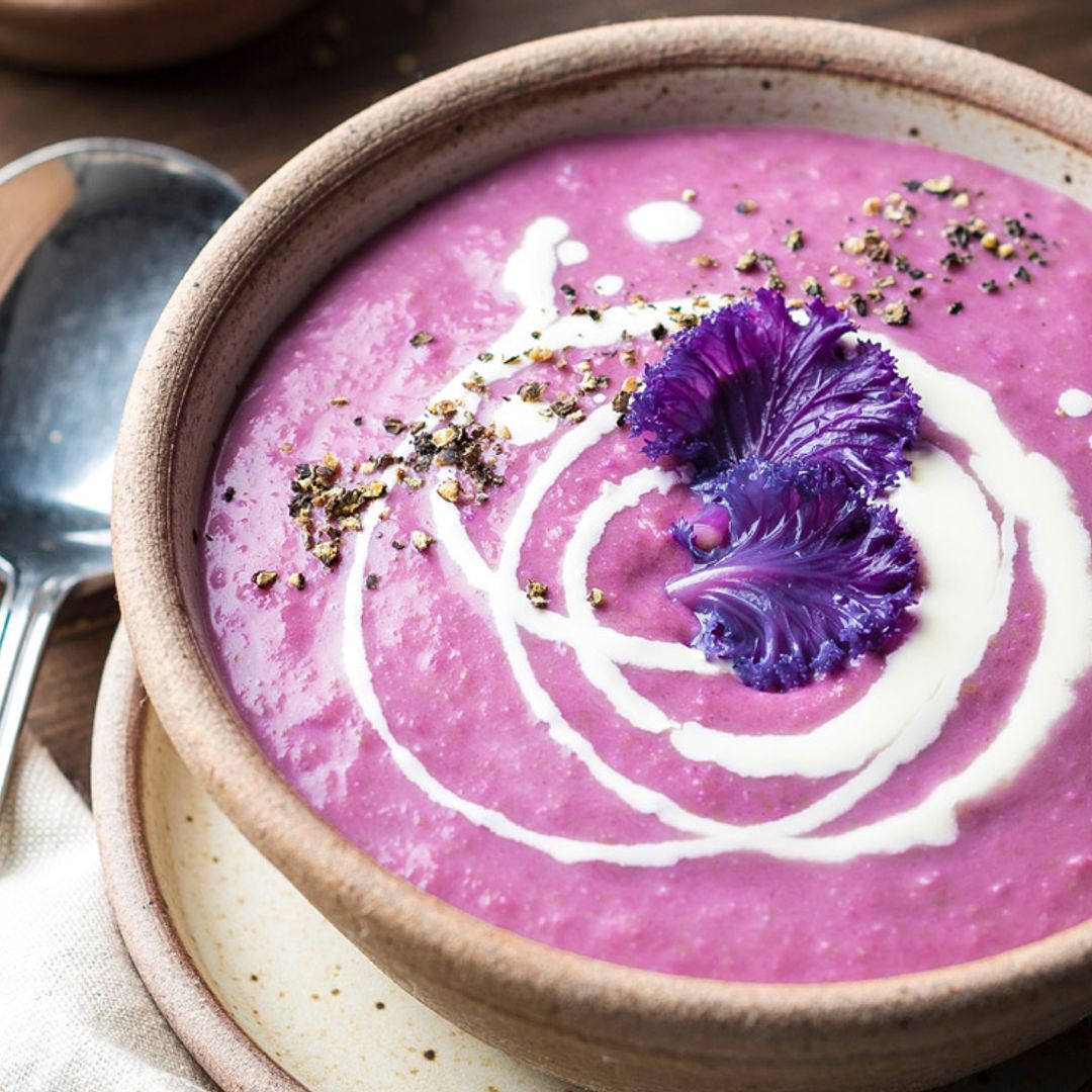 Cremas de verduras, el color del otoño también en el plato