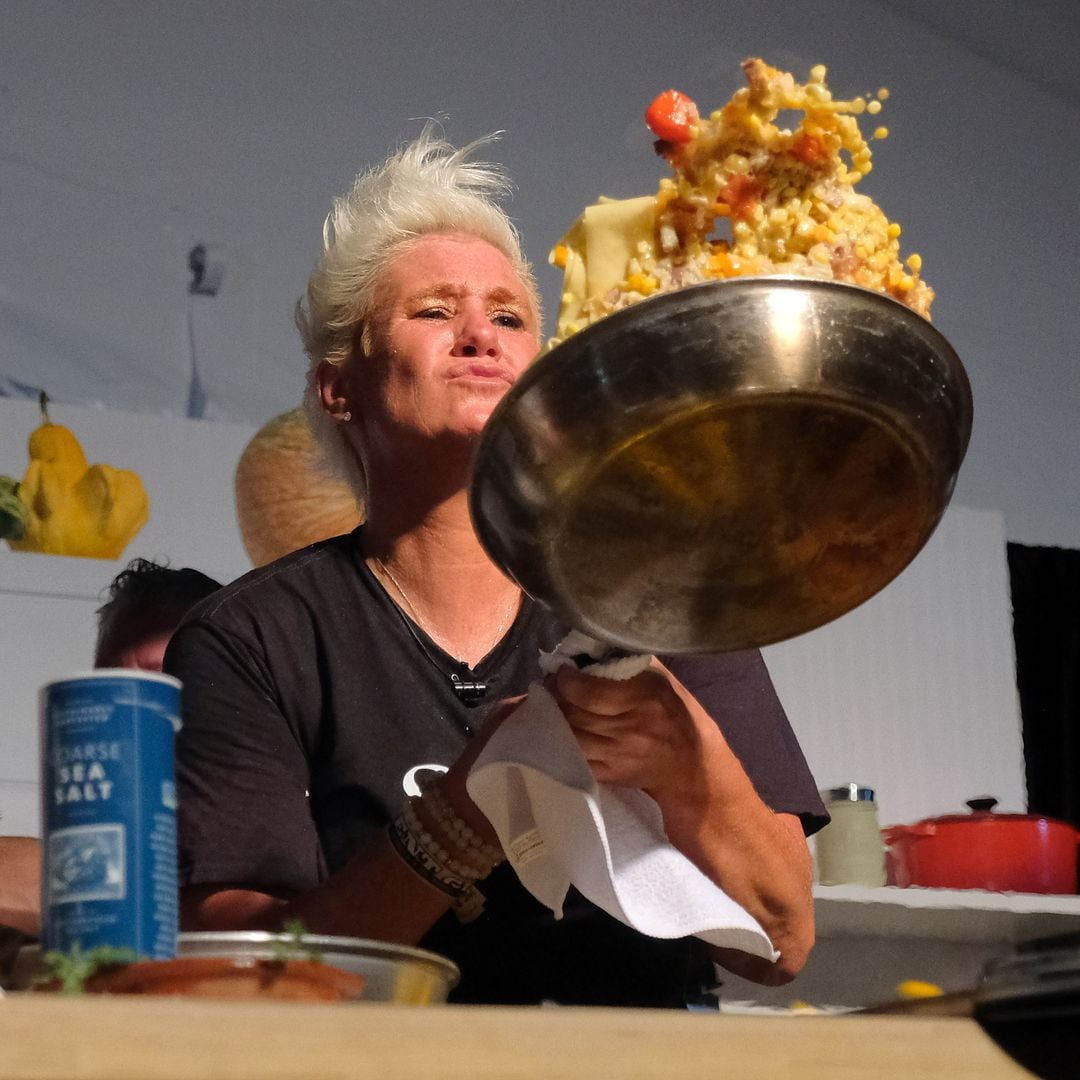 NASHVILLE, TN - SEPTEMBER 14:  Anne Burrell attends the Music City Food + Wine Festival's Friday Night Throwdown at Bicentennial Capitol Mall State Park on September 14, 2018 in Nashville, Tennessee.  (Photo by Jason Kempin/Getty Images for Music City Food and Wine Festival )