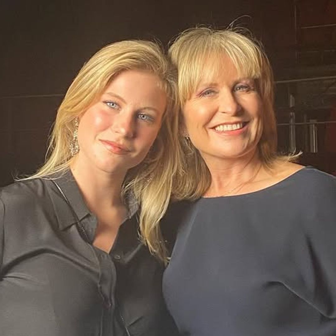 María Rey con su hija Iria