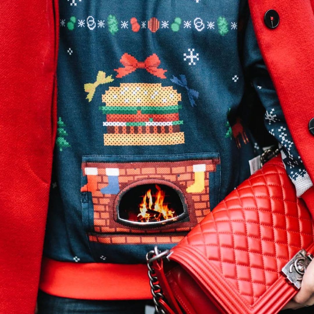 Con estos jerséis navideños estarás cómoda sin ir disfrazada