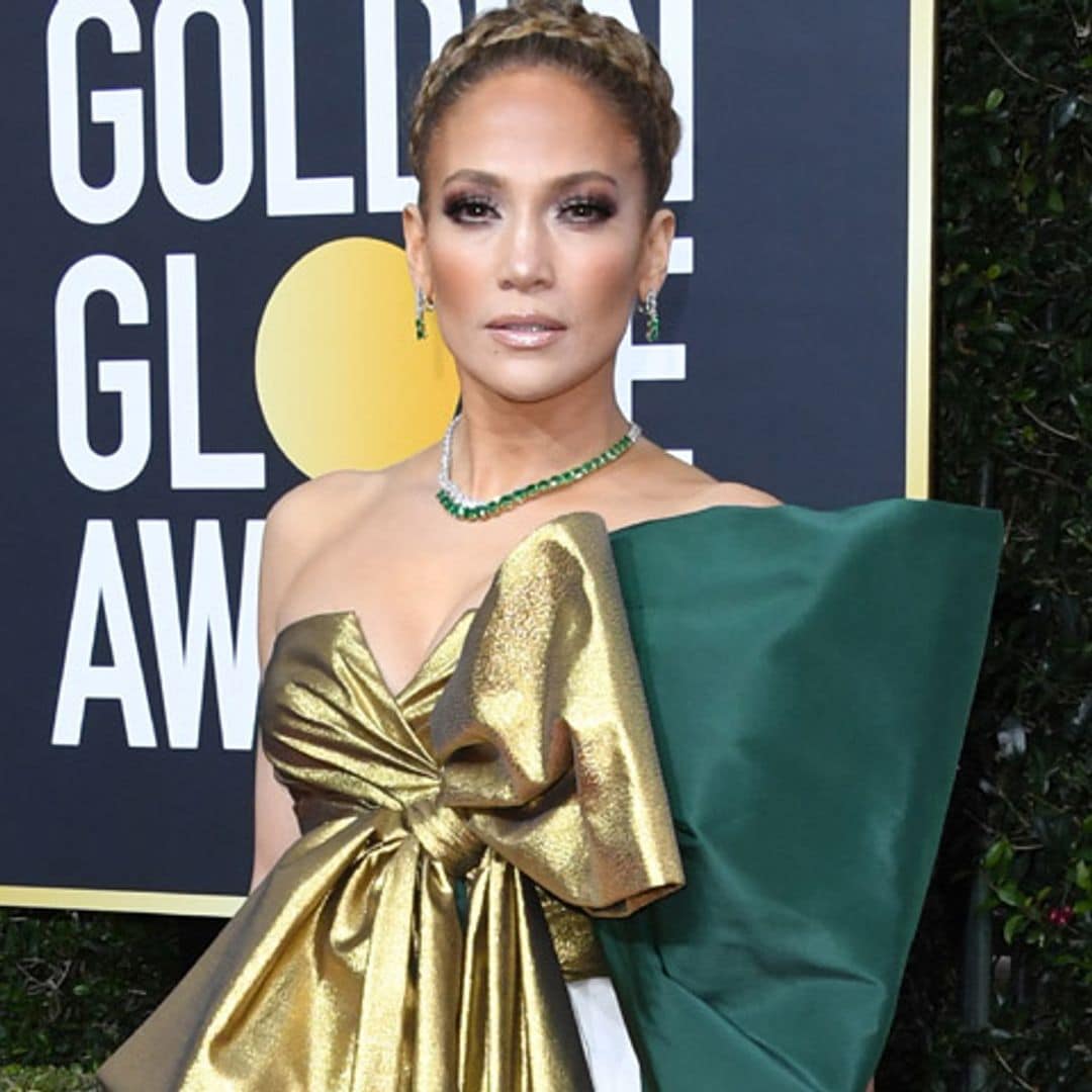 Jennifer Lopez y su vestido con vocación de look viral en los Globos de Oro